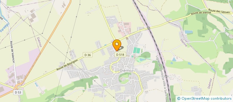 localisation de l'entreprise SCI DAGIND  DIEMOZ