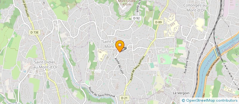 localisation de l'entreprise SCI DAGNEUX  SAINT-CYR-AU-MONT-D'OR