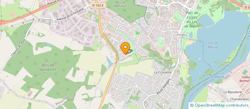 localisation de l'entreprise SCI DAGONNEAU à ANGERS