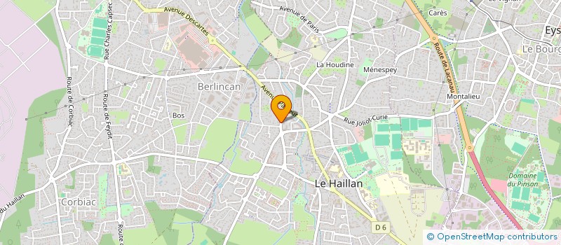 localisation de l'entreprise SCI DAGORNE  LE HAILLAN