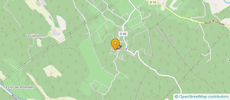 localisation de l'entreprise SCI DAGOTIN  LORGUES