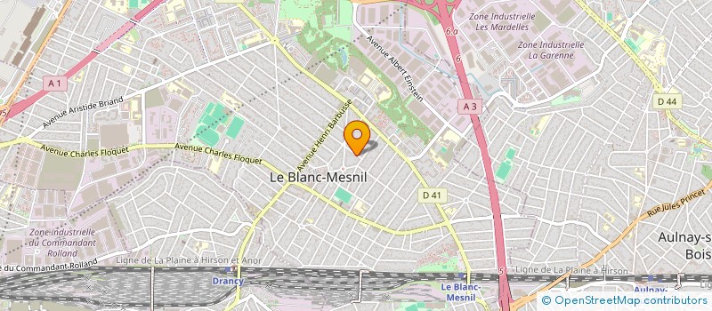 localisation de l'entreprise SCI DAGUEMOUNE CHABANNE à LE BLANC-MESNIL
