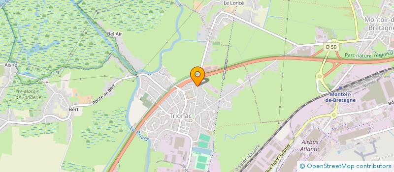 localisation de l'entreprise SCI DAGUERRE  TRIGNAC