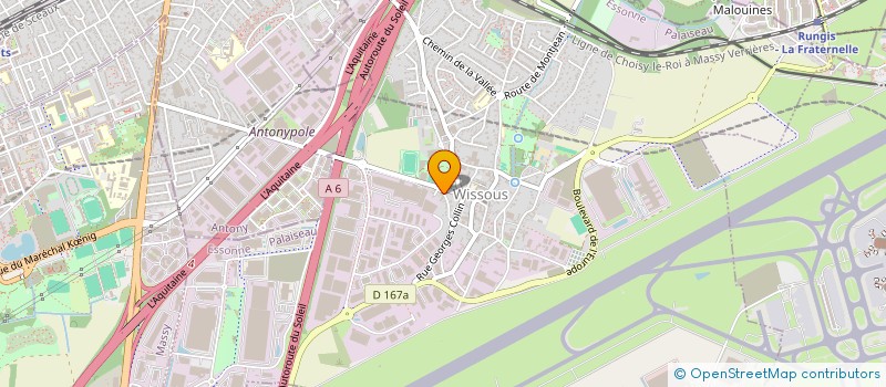 localisation de l'entreprise SCI DAGUERRE à WISSOUS