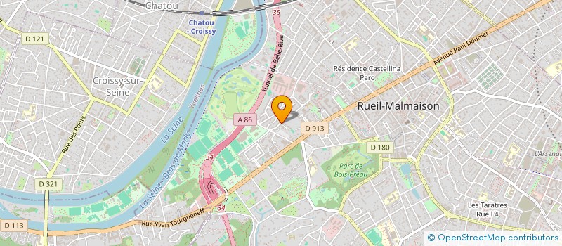 localisation de l'entreprise SCI DAGUERRE - BAS à RUEIL-MALMAISON