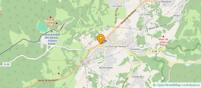 localisation de l'entreprise SCI DAGUERRE BEAUREPAIRE  ORCINES