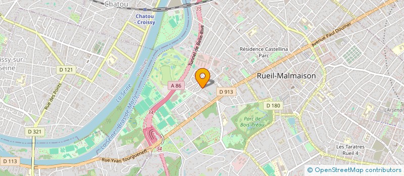 localisation de l'entreprise SCI DAGUERRE - HAUT à RUEIL-MALMAISON