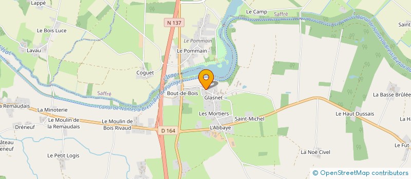 localisation de l'entreprise SCI DAGUET-FAUDEVET  HERIC