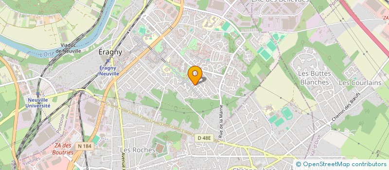 localisation de l'entreprise SCI DAGY  ERAGNY