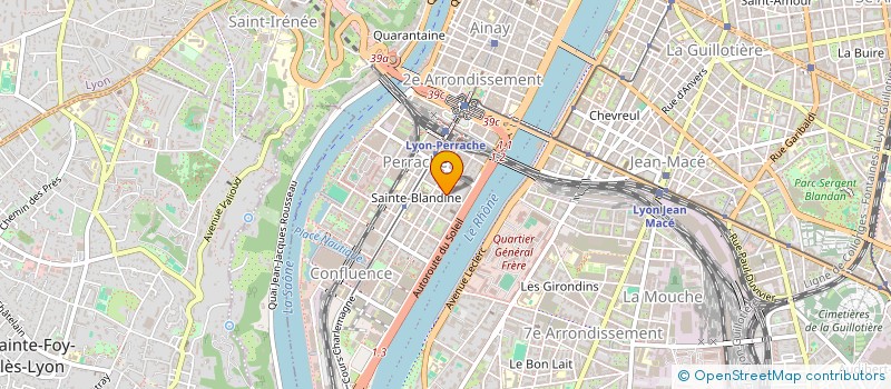 localisation de l'entreprise SCI DAHADO  LYON