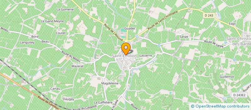 localisation de l'entreprise SCI DAHAN  SAINT-EMILION