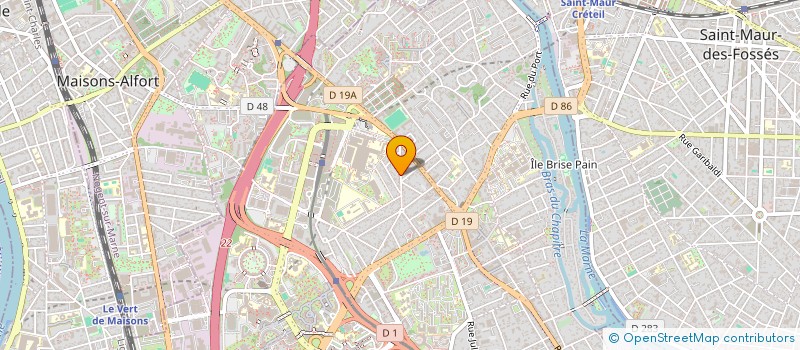 localisation de l'entreprise SCI DAHAN DK à CRETEIL