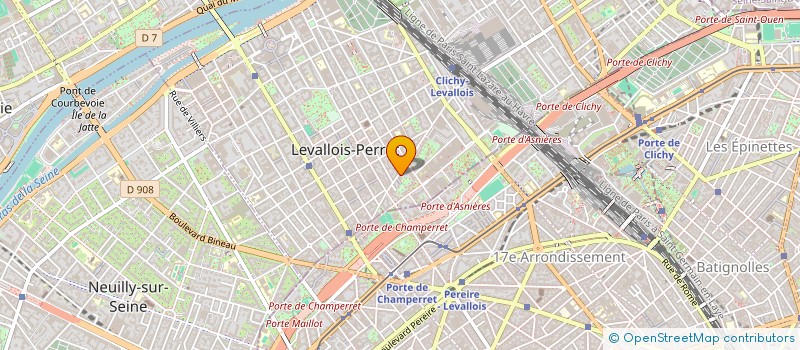 localisation de l'entreprise SCI DAHAN MERRAN à LEVALLOIS-PERRET