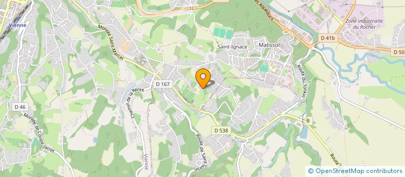 localisation de l'entreprise SCI DAHLIA  VIENNE