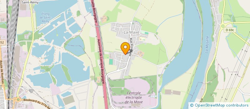 localisation de l'entreprise SCI DAHLIA  LA MAXE