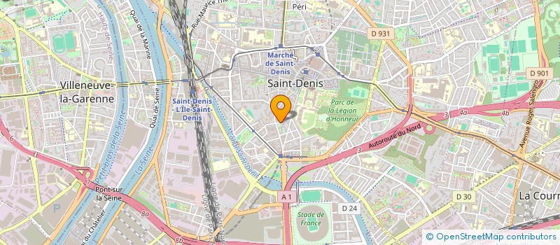 localisation de l'entreprise SCI DAHMANE  SAINT-DENIS