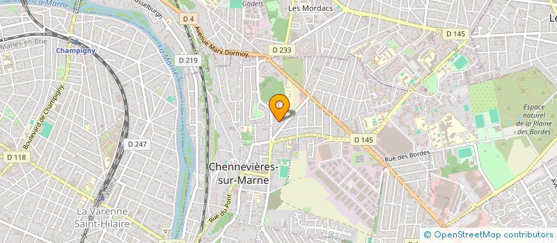 localisation de l'entreprise SCI DAHMOUNE  CHENNEVIERES-SUR-MARNE