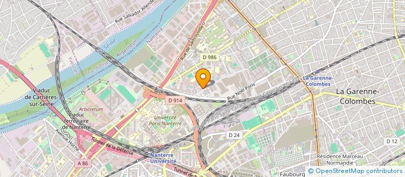 localisation de l'entreprise SCI DAHN  NANTERRE