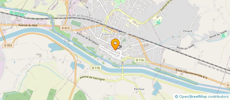 localisation de l'entreprise SCI DAHOMEY à VALENCE