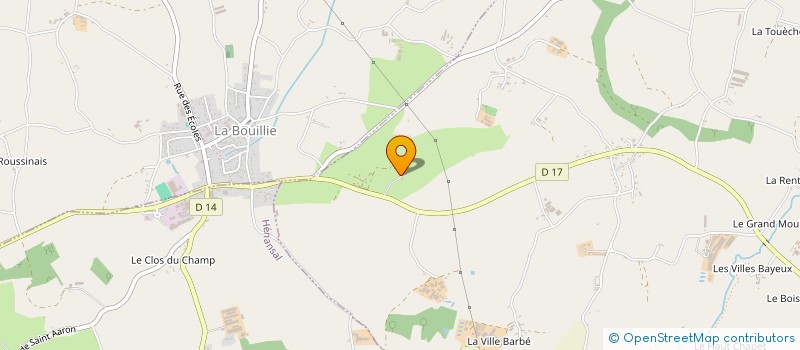 localisation de l'entreprise SCI DAHOUET  HENANBIHEN