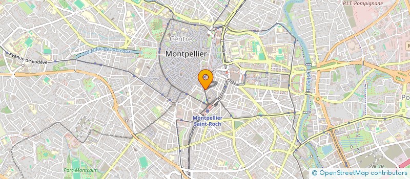 localisation de l'entreprise SCI DAHU à MONTPELLIER