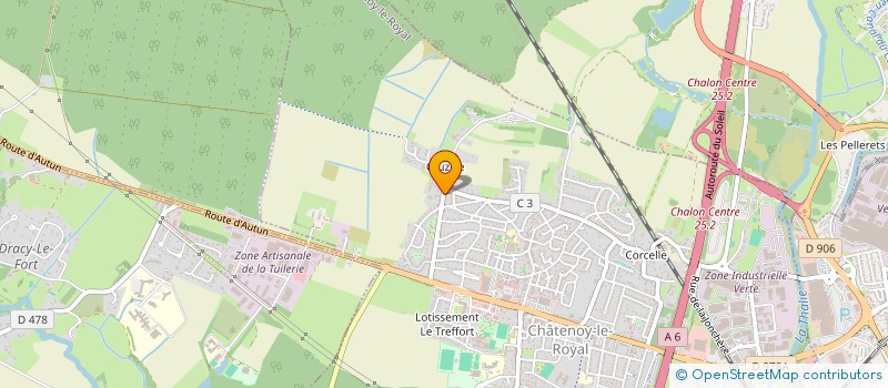 localisation de l'entreprise SCI DAI KU MIO  CHATENOY-LE-ROYAL