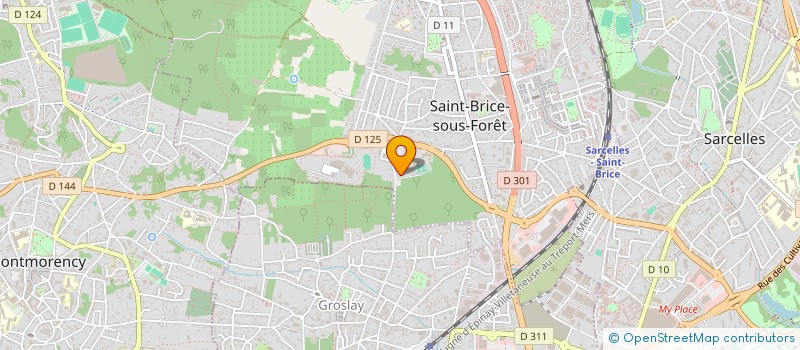 localisation de l'entreprise SCI DAIFUKU à SAINT-BRICE-SOUS-FORET
