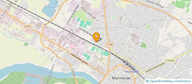 localisation de l'entreprise SCI DAIKER  MARMANDE