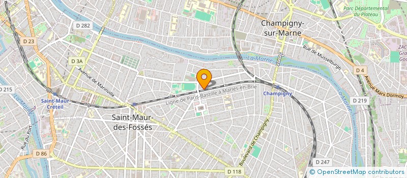 localisation de l'entreprise SCI DAIKI à SAINT-MAUR-DES-FOSSES