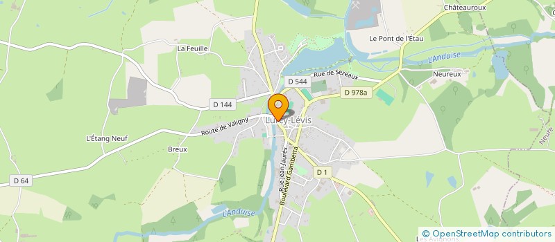 localisation de l'entreprise SCI DAIMUR à LURCY-LEVIS