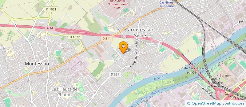 localisation de l'entreprise SCI DAIRE  CARRIERES-SUR-SEINE