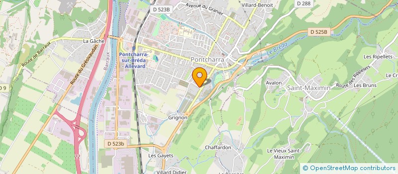 localisation de l'entreprise SCI DAISPY  PONTCHARRA