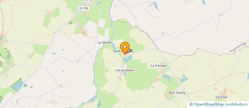 localisation de l'entreprise SCI DAJ  BRESSUIRE