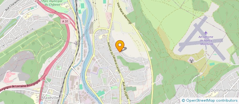 localisation de l'entreprise SCI DAJA  MALZEVILLE