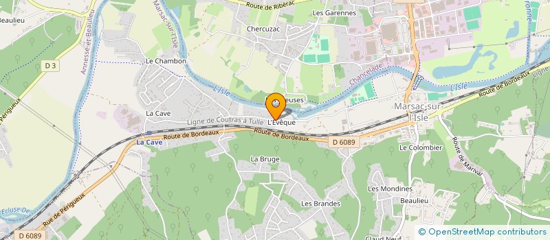 localisation de l'entreprise SCI DAJAN  MARSAC-SUR-L ISLE