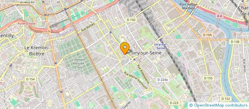 localisation de l'entreprise SCI DAJE à IVRY-SUR-SEINE