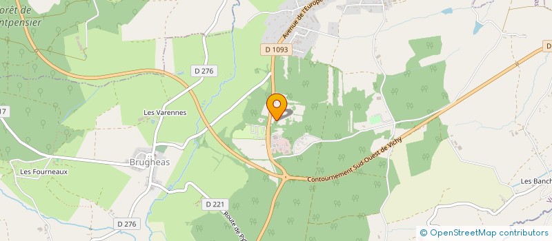 localisation de l'entreprise SCI DAJO  BRUGHEAS