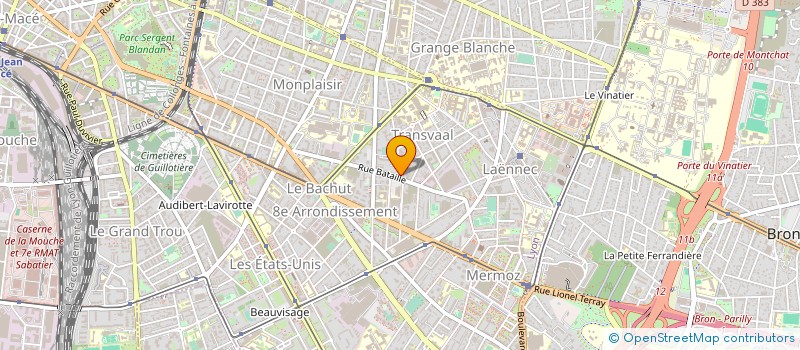 localisation de l'entreprise SCI DAJONAL  LYON