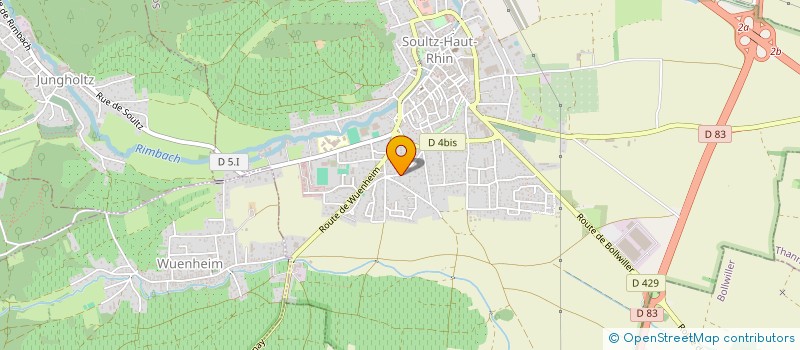 localisation de l'entreprise SCI DAKAMIR à SOULTZ-HAUT-RHIN