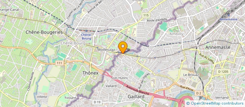 localisation de l'entreprise SCI DAKAR à GAILLARD