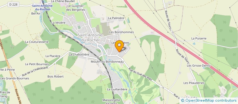 localisation de l'entreprise SCI DAKE  SAINT-ANTOINE-DU-ROCHER