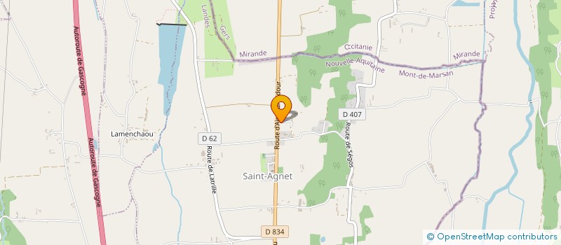 localisation de l'entreprise SCI DAKEN  SAINT-AGNET