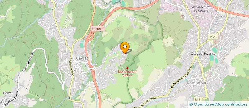 localisation de l'entreprise SCI DAKIRE CLEMENTVILLE  CEYRAT