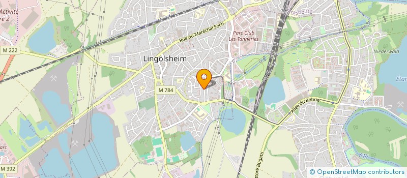 localisation de l'entreprise SCI DAKO  LINGOLSHEIM