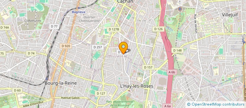 localisation de l'entreprise SCI DAKODAKINVEST  CACHAN