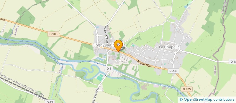 localisation de l'entreprise SCI DAKOTA  PERCEY