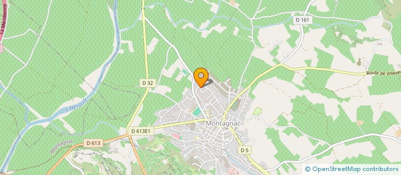 localisation de l'entreprise SCI DAKOTA  MONTAGNAC