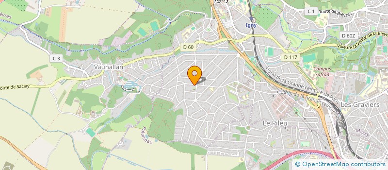 localisation de l'entreprise SCI DAKOTA DU SUD  IGNY