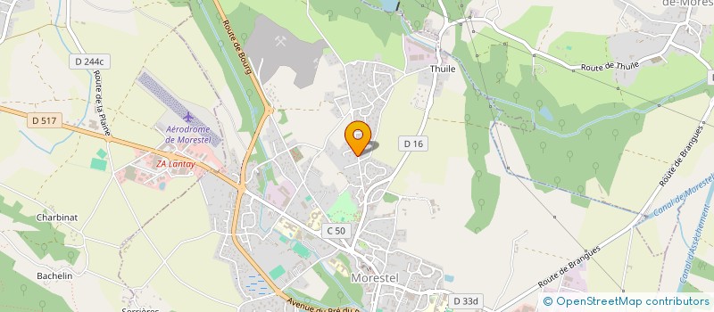 localisation de l'entreprise SCI DAKTARI  MORESTEL