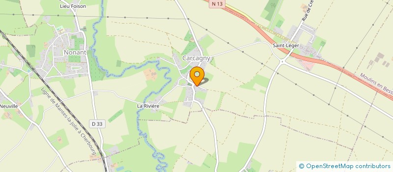 localisation de l'entreprise SCI DAL 2021  CARCAGNY